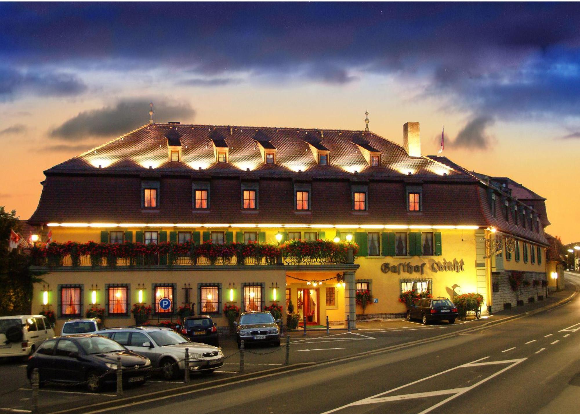 Hotel Leicht Biebelried Exterior foto